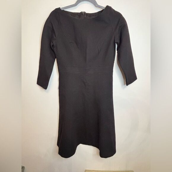 J Crew NWT black long sleeve stretchy dress Size 4 - Picture 1 of 6